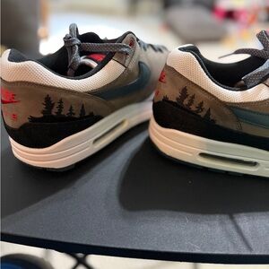 Nike Air Max 1 PRM (Escape Treeline) with Forest Silhouette